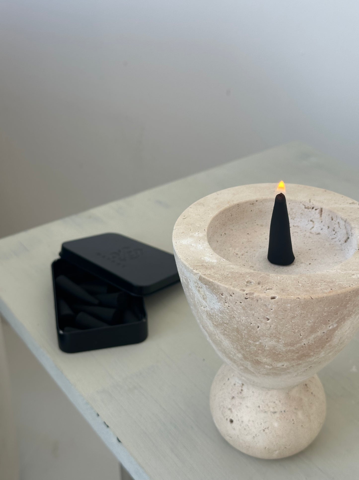 Pure Stone Premium Incense Burner & Incense Cones