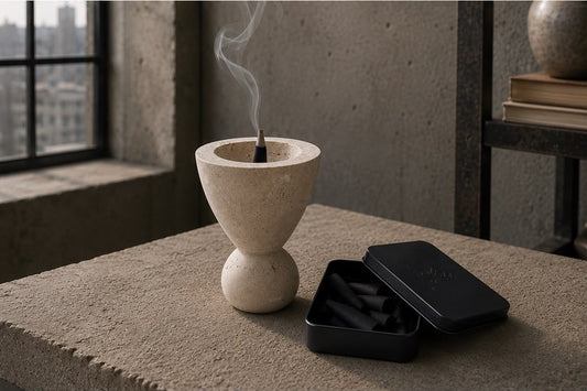 Stone Premium  Burner & Incense Cones